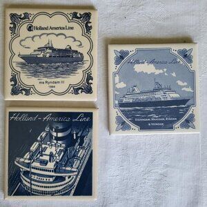 Holland America Line Tiles from the Mariner Collection